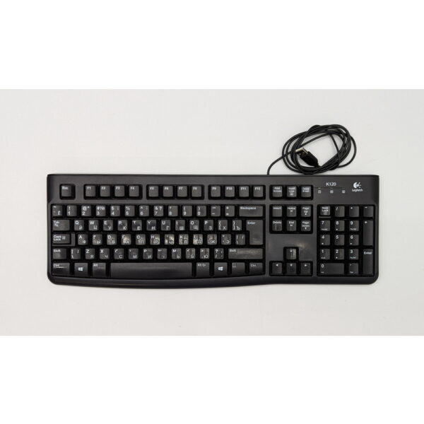 Клавиатура 820-006550, 820-007687, 820-009903, 820-009374, 820-003028, Logitech K120, USB — изображение 2