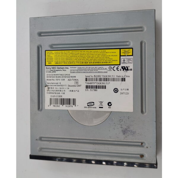 Привод DVD-RW AD-7190A, NEC, Sony, IDE — изображение 2