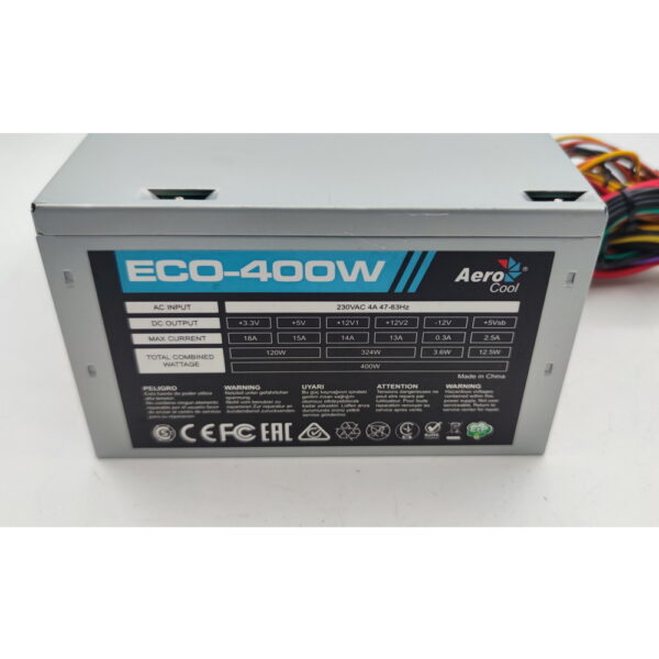 Блок питания EC0-400W, AeroCool, 400 Вт — изображение 3