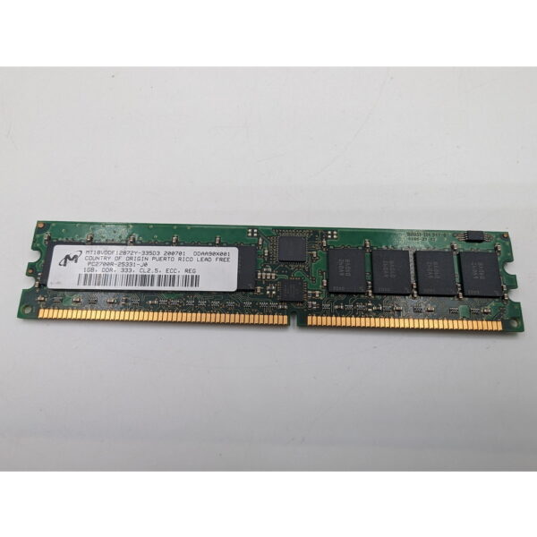Модуль памяти MT18VDDF12872Y-335, 371-1117-01, Samsung, Sun, DDR, 1Gb