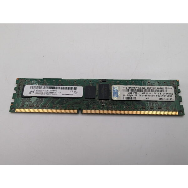 Модуль памяти 49Y1561, 47j0168, MT18JSF51272PZ-1G6, Micron, IBM, DDR3, 4Gb