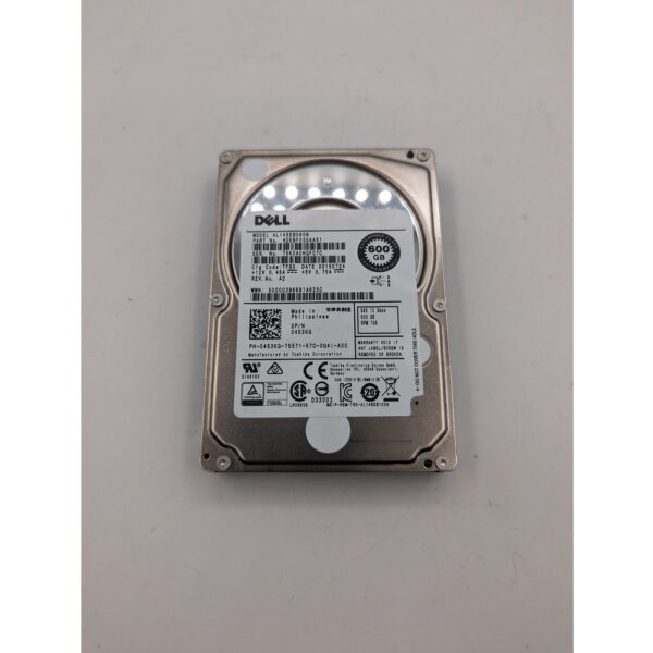 Жесткий диск 0453KG, AL14SEB060N, Dell, Toshiba, 600 Гб, SAS, 2.5