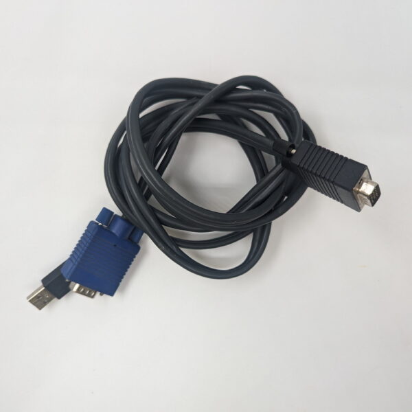 KVM кабель 2L-5202U, Aten, с интерфейсами USB, VGA и разъемом SPHD 3-в-1 (1.8м)