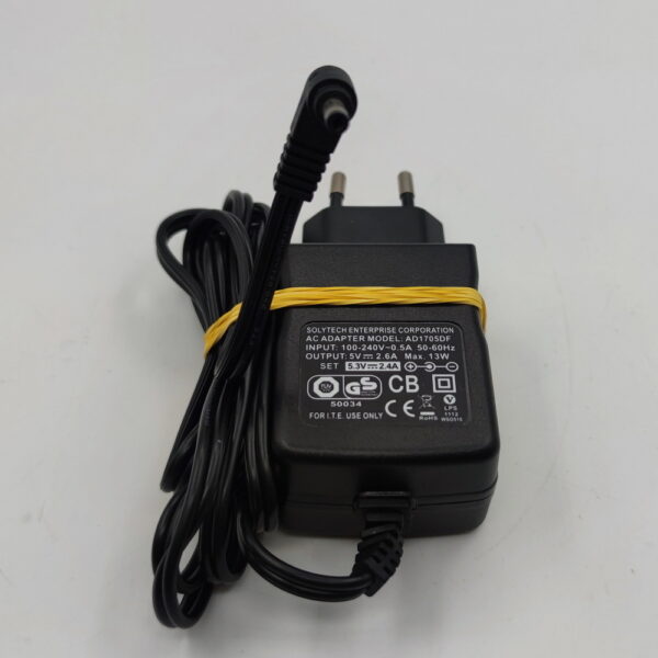 Блок питания AD1705DF, Aten (Solytech) Input 100-240V 50/60Hz 0,5A 5V/2,6A 13Wt для CS1732B, AD1705DF