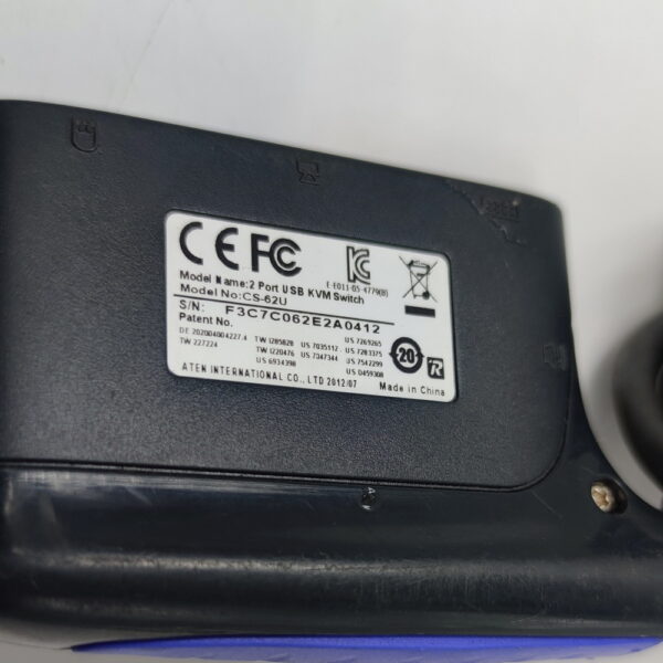 KVM переключатель CS62U, Aten, 2-портовый, USB, VGA, аудио, 1.8м — изображение 2