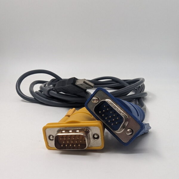 KVM кабель 2L-5203UP, Aten, со встроенным конвертером интерфейса PS/2-USB и разъемом SPHD 3-в-1 (3м) — изображение 3