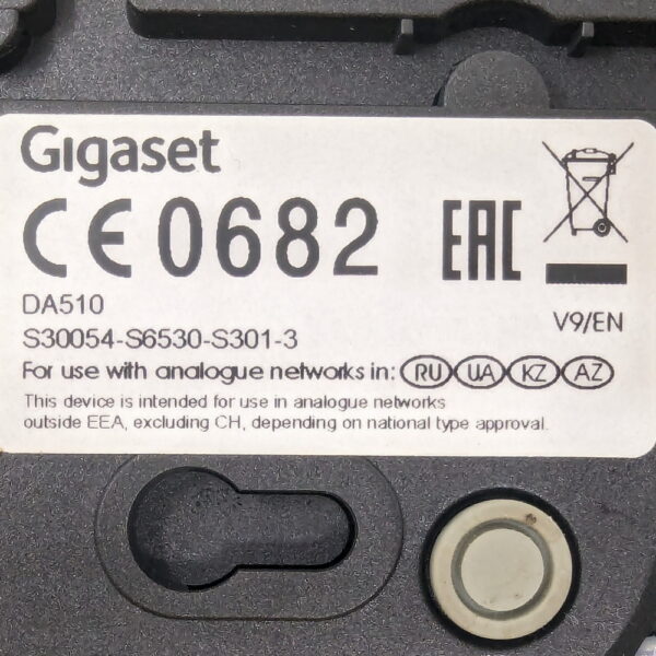 Телефон проводной S30054-S6530-S301-3, Gigaset DA510 — изображение 3