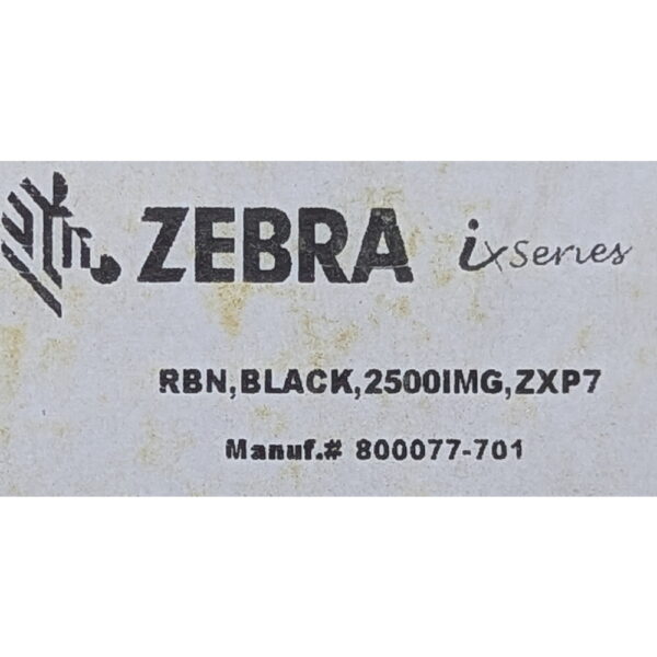 Картридж Zebra RBN, BLACK, 2500IMG, ZXP7 800077-701 — изображение 3