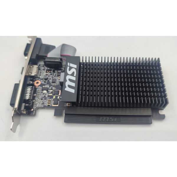 Видеокарта GT710 2GD3H LP, MSI GeForce GT 710 Silent LP, 2 Гб