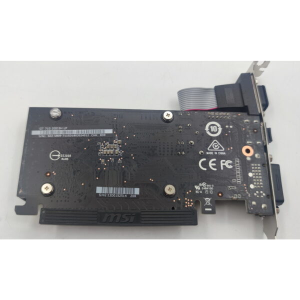 Видеокарта GT710 2GD3H LP, MSI GeForce GT 710 Silent LP, 2 Гб — изображение 3