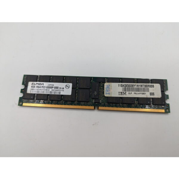Модуль памяти 41Y2851, EBE41AE4ACFA-6E-E, Elpida, IBM, DDR2, 4Gb