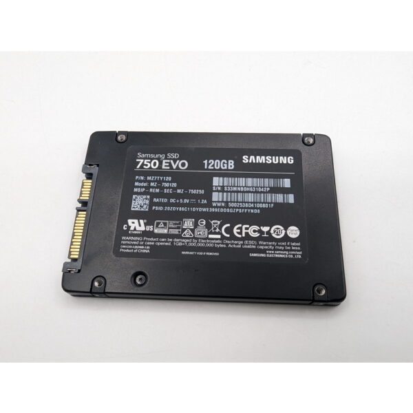 SSD диск MZ-750120, Samsung, 120 Гб, SATA, 2.5
