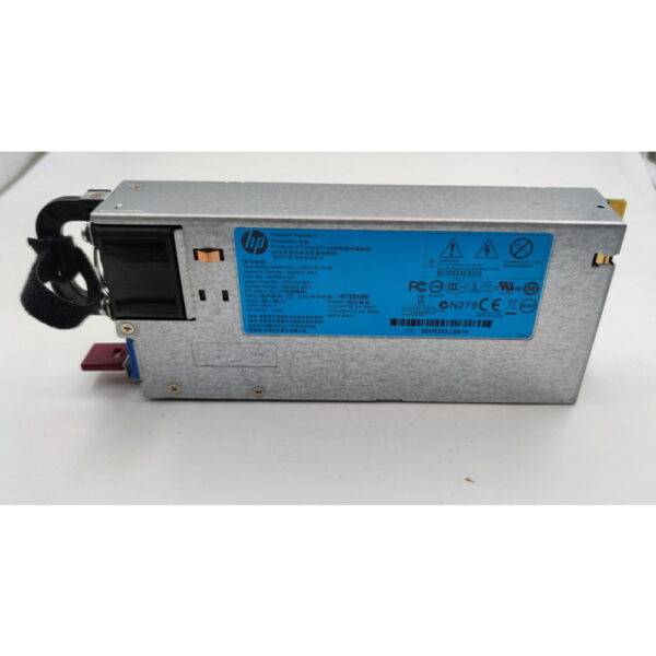 Блок питания HSTNS-PL28, 643931-001, HP ProLiant DL360e G8, DL360p G8, DL380e G8, DL360p G8, DL385p G8, DL160 G8, DL320e G8, ML350e G8, ML350p G8, 460 Вт — изображение 2