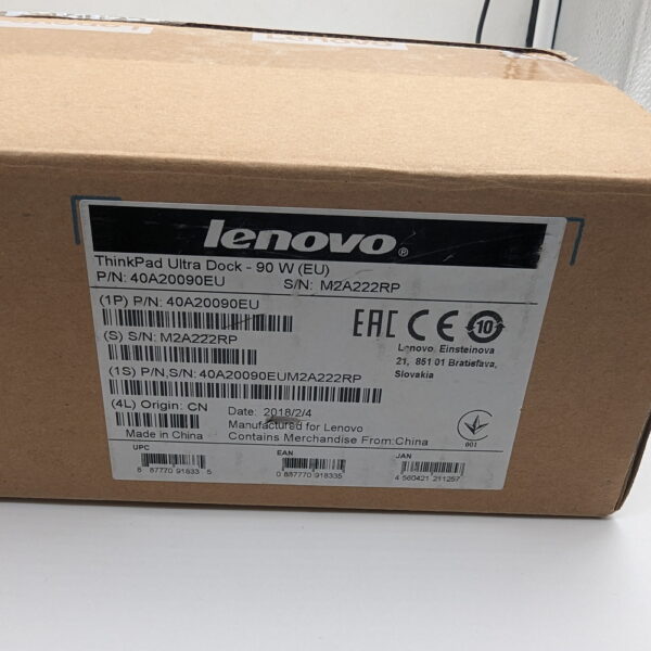 Док станция 40A20090EU, Lenovo ThinkPad Ultra, c БП 90W — изображение 3