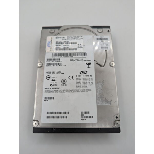 Жесткий диск HUS103030FL3800, 90P1307, 90P1311, 26K5260, Hitachi, IBM, 300 Гб, SCSI, 3.5