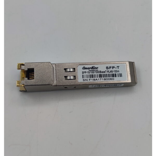 Трансивер sfp-10/100/1000 Base T-rj45-100m, SFP-T, SmartLine, RJ-45, 1.25 Gb