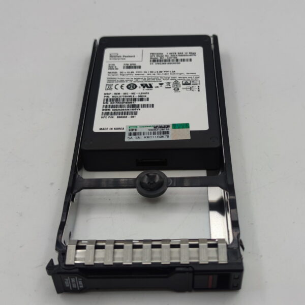 SSD диск MZ-ILS7T60, MP1633a, AREA7680S5xnNTRI, 850333-001, HP, Samsung, SAS, 7.68 Тб, 2.5