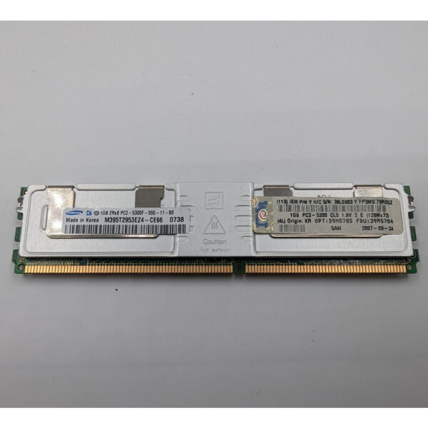 Модуль памяти M395T2953EZ4-CE6, 39M5784, 39M5785, 38L5903, Micron, IBM, DDR2, 1Gb