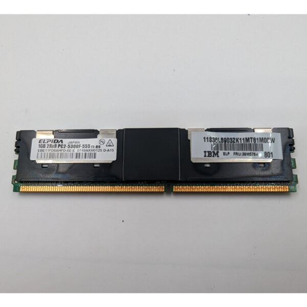 Модуль памяти EBE11FD8AHFD-6E-E, 39M5784, Elpida, IBM, DDR2, 1Gb