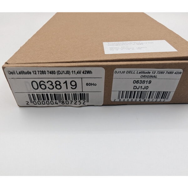 Аккумулятор DJ1J0, Dell Latitude E7280, 3600mAh, 11.4V — изображение 2