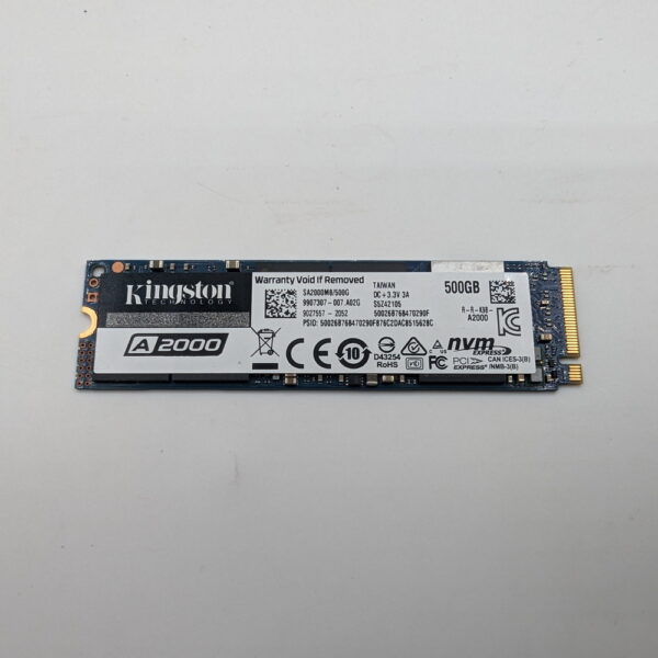 SSD диск SA2000M8/500G, Kingston, 500 Гб, SATA, 2.5