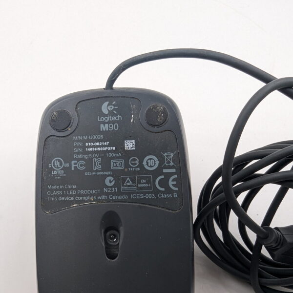 Мышь 810-002147, M-U0026, Logitech M90, USB — изображение 2