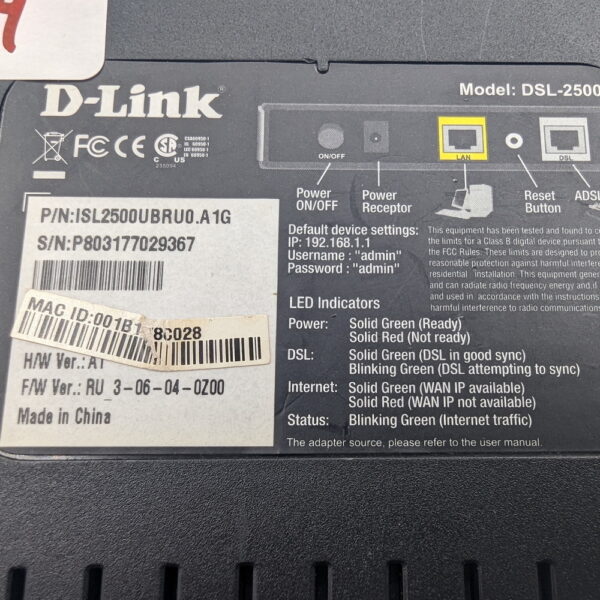 Коммутатор D-Link DSL-2500U — изображение 3