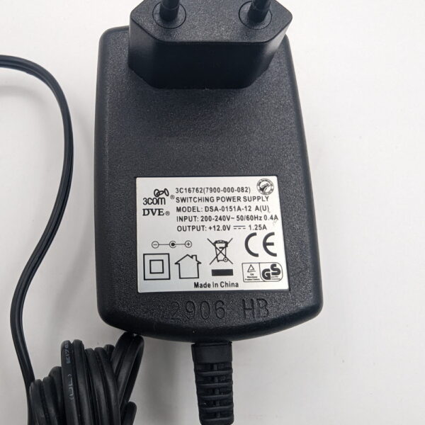 Адаптер питания DSA-0151A-12, DVE — изображение 2