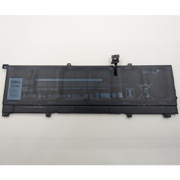 Аккумулятор 8N0T7, Dell XPS 15 9575, 11.4V, 75Wh, СОСТОЯНИЕ НЕ ИЗВЕСТНО, ПРОДАЕТСЯ КАК ЗАГЛУШКА!