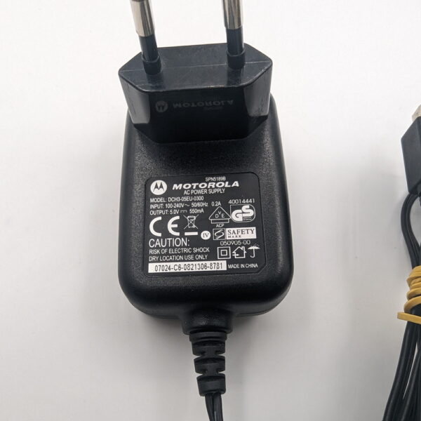 Адаптер питания DCH3-05EU-0300, Motorola — изображение 2