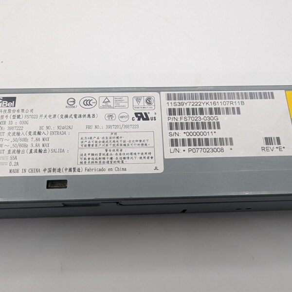 Блок питания FS7023-030G, 39Y7222, 39Y7223, AcBel, IBM X3550, X3620, X3630, X3650 675 Вт — изображение 2