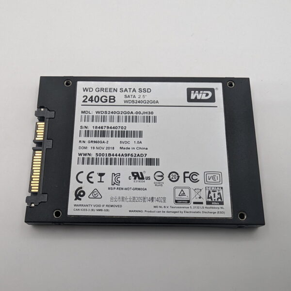 SSD диск WDS240G2G0A, WD Green, 240 Гб, SATA, 2.5 — изображение 2