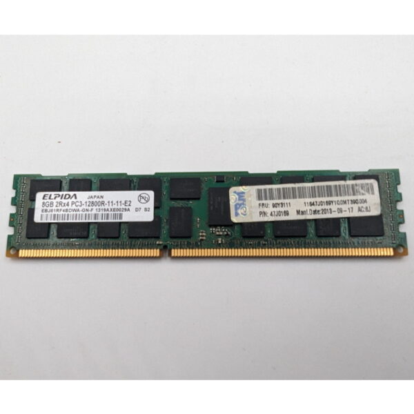 Модуль памяти 47J0169, EBJ81RF4BDWA-GN-F, 90Y3111, Elpida, IBM, DDR3, 8Gb