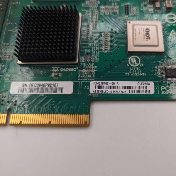 Контроллер Fibre Channel PX4810402-06a, QLogic, 4 x 8 Гбит/сек, PCI-E — изображение 2