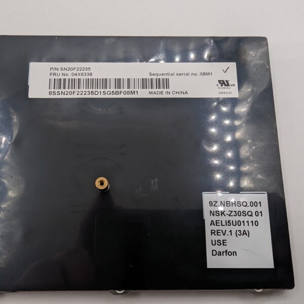 Клавиатура 04X6338, 9Z.NBHSQ.001, NSK-Z30SQ.01, SN20F22235, AELI5U01110, Lenovo ThinkPad Yoga 11e — изображение 3