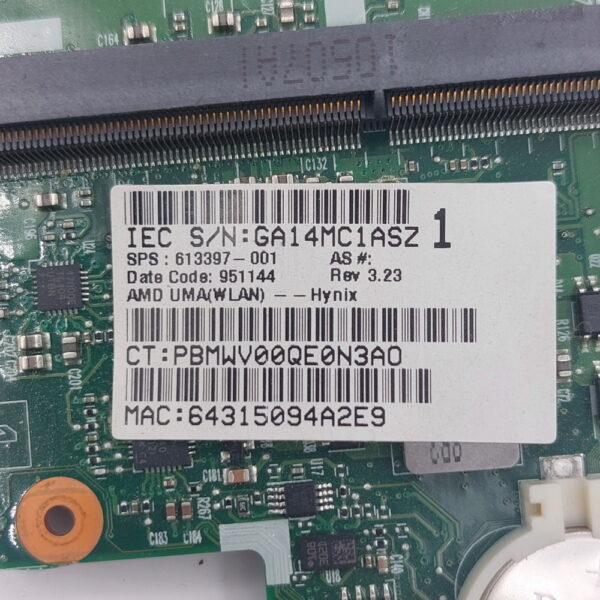 Материнская плата 613397-001, 6050A2356601-MB-A02, HP Probook 6445B, 6455B, 6555B — изображение 3