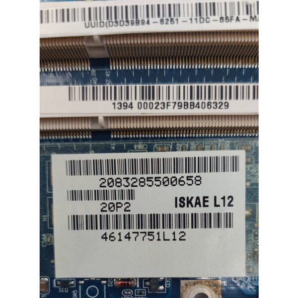 Материнская плата LA-3661P, K000051290, Toshiba Satellite A200 — изображение 2