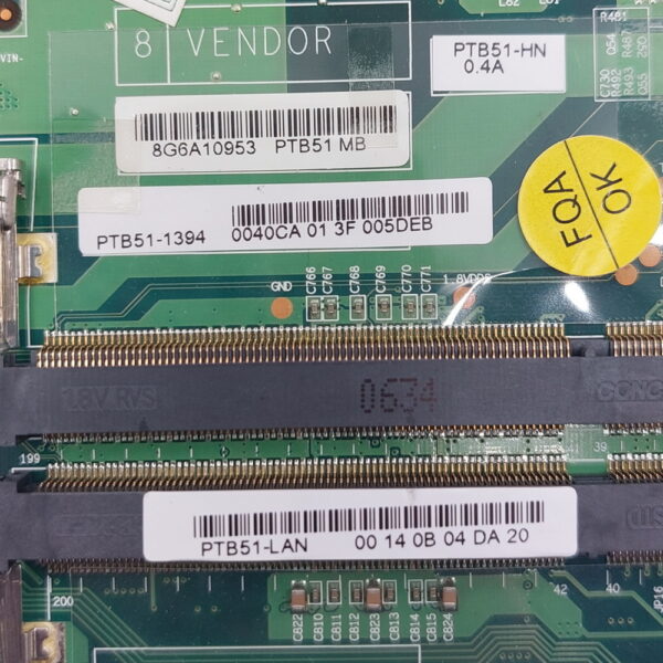 Материнская плата PTB50, PTB50MB, 50-71163-43, RoverBook Pro 550 — изображение 2