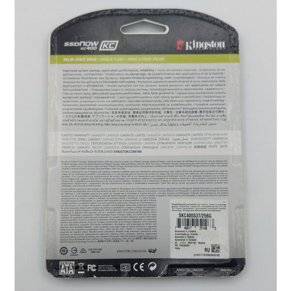 SSD диск Kingston, SKC400S37/256G, 256 Гб, SATA — изображение 2