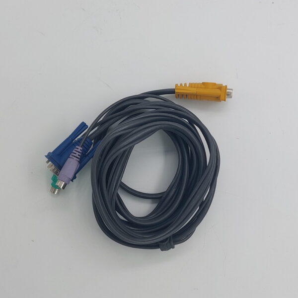 KVM кабель 2L-5203P, Aten, с интерфейсами PS/2, VGA и разъемом SPHD 3-в-1 (3м)