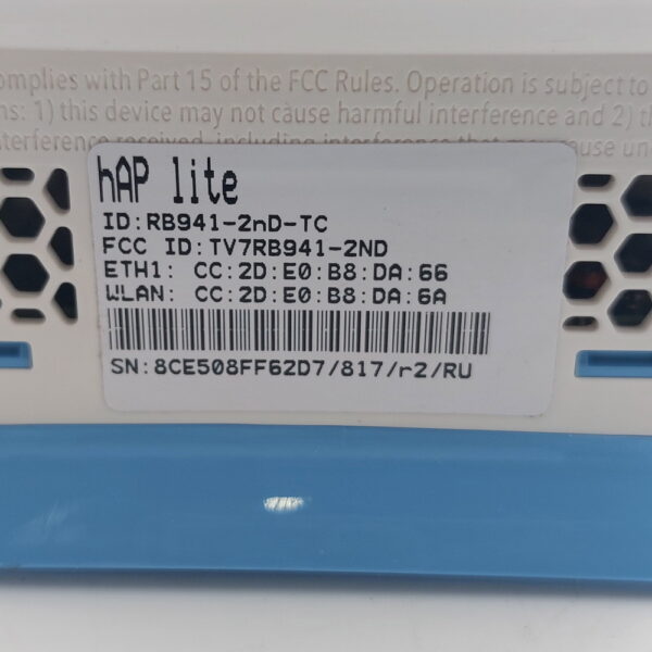 Коммутатор RB941-2ND-TC, MikroTik hAP lite tc — изображение 2