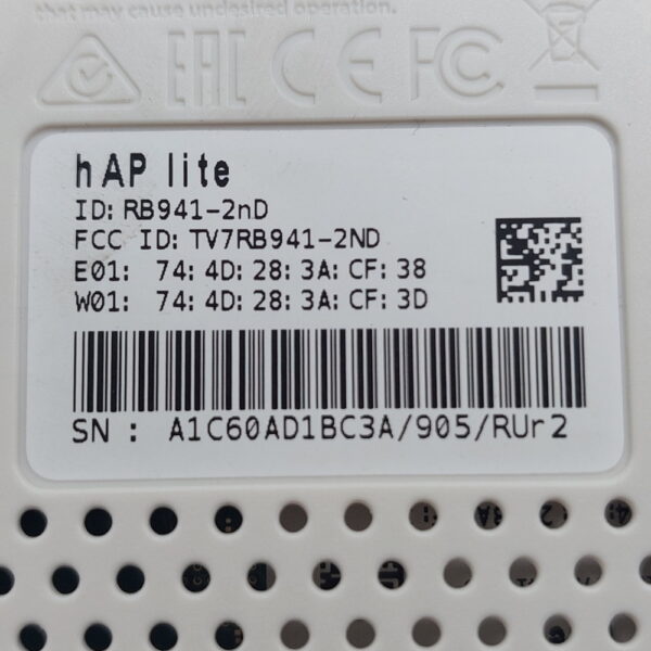 Коммутатор RB941-2ND, MikroTik hAP lite classic — изображение 3