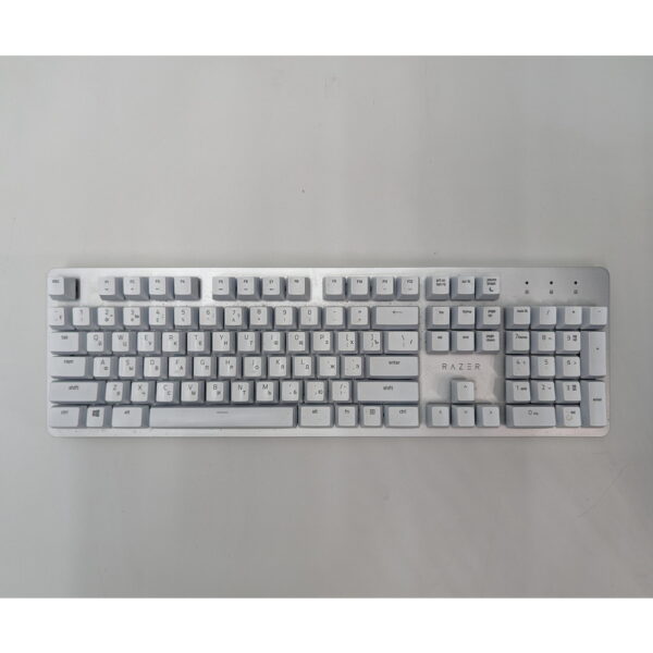 Клавиатура RC30-030702, RZ03-03070100, Razer Pro Type White, проводная/беспроводная, игровая