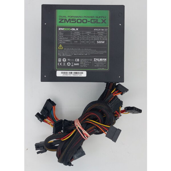 Блок питания ZM500-GLX, Zalman, 500 Вт — изображение 2