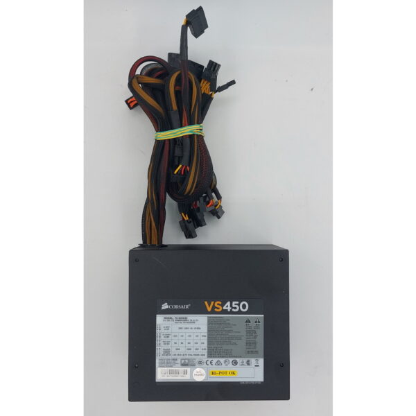 Блок питания CP-9020096, 75-001835, Corsair, ATX 2x6+2pin*PCI-E 120mm*FAN 450Ватт. — изображение 2