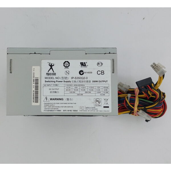 Блок питания IP-S350Q2-0, 1DDN350-Q00010, PowerMan, 350W — изображение 2