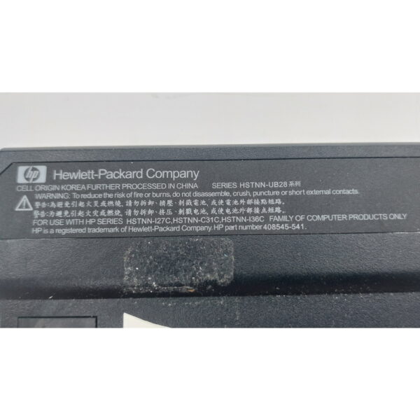 Аккумулятор HSTNN-UB28, HSTNN-I27C, HSTNN-C31C, HSTNN-I36C, 408545-541, HP Compaq nc6100, nc6105, nc6110, nc6115, nc6120, nc6140, nc6200, nc6220, nc6230, nc6300, nc6320, nc6400, 6510, 6510b, 6515b, 6710, 6710b, 6710s, 6715b, 6715s, 6910, 6910p, nx6105, nx6110, nx6115, nx6120, nx6125, nx6130, nx6140, nx6300, nx6300, nx6310, nx6315, nx6320, nx6325, nx6330, 4400mAh, 10.8V, СОСТОЯНИЕ НЕ ИЗВЕСТНО, ПРОДАЕТСЯ КАК ЗАГЛУШКА! — изображение 3