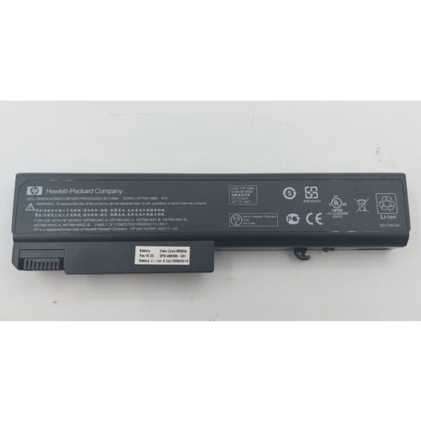 Аккумулятор HSTNN-UB69, 486296-001, 463310-544, HP Compaq 6530b, 6535b, 6730b, 6735b, EliteBook 6930p, 8440p, 8440w, ProBook 6440b, 6445b, 6450b, 6455b, 6540b, 6545b, 5200mAh, 10.8-11.1V, СОСТОЯНИЕ НЕ ИЗВЕСТНО, ПРОДАЕТСЯ КАК ЗАГЛУШКА! — изображение 2