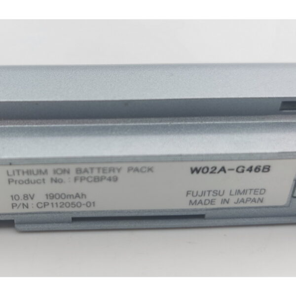Аккумулятор CP112050-01, W02A-G46B, Fujitsu fmv-biblo loox s73a s8, 70w s80b s80b, w s80c s9, 70 t86aw t9, 80m t93b lifebook p1110 p1120 t8, 8, 14.4V, 50Wh, СОСТОЯНИЕ НЕ ИЗВЕСТНО, ПРОДАЕТСЯ КАК ЗАГЛУШКА! — изображение 3