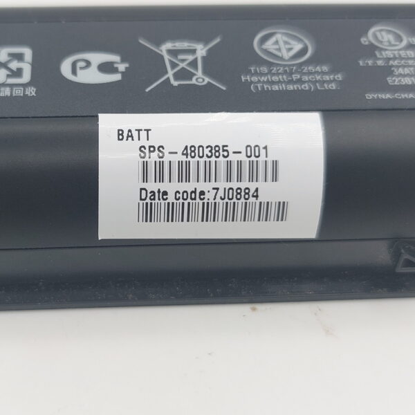 Аккумулятор HSTNN-C50C, HSTNN-Q35C, 480385-001, 464059-251, HP Pavilion dv7, dv8, HDX18, Presario CQ71, 5200mAh, 10.8-11.1V, СОСТОЯНИЕ НЕ ИЗВЕСТНО, ПРОДАЕТСЯ КАК ЗАГЛУШКА! — изображение 2